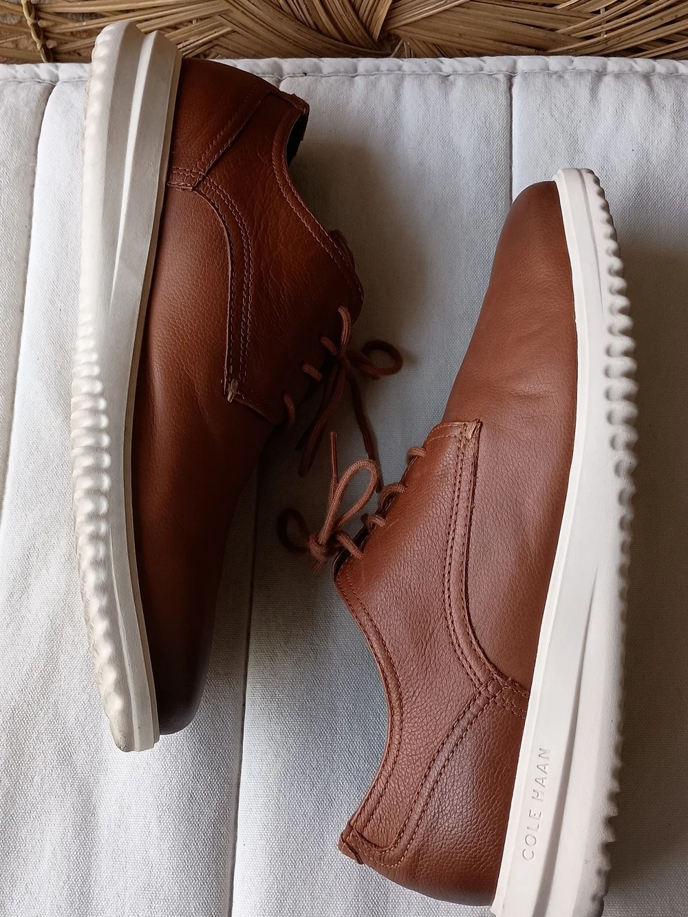 Cole Haan Grand  Men’s Brown Leather Derby Sneakers_11